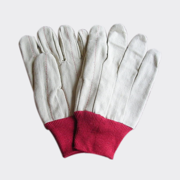 Hot Mill Glove with 8cm Red Knit Wrist