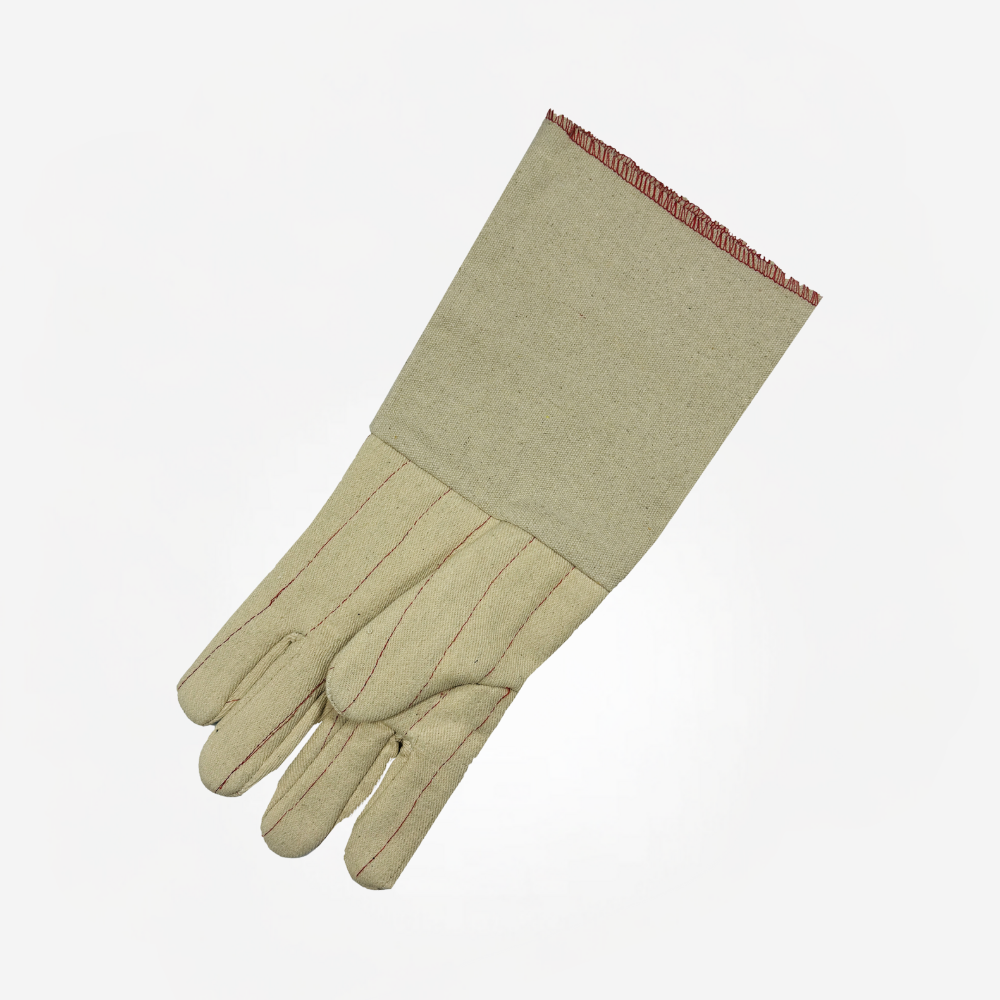 Premium Cotton Drill Hotmill Glove - Canvas Cuff - Image 2